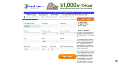 Desktop Screenshot of 1hourloan.com